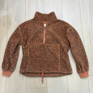 Womens Billabong Time Off Fleece Half Zip Pullover